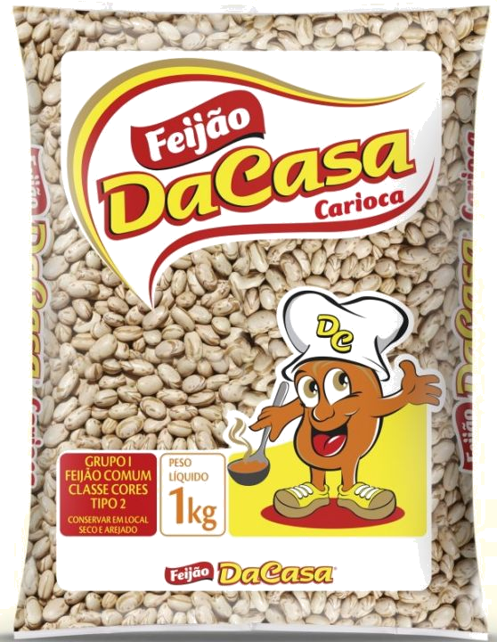 Pacote de Feijão Da Casa Carioca 1 kg