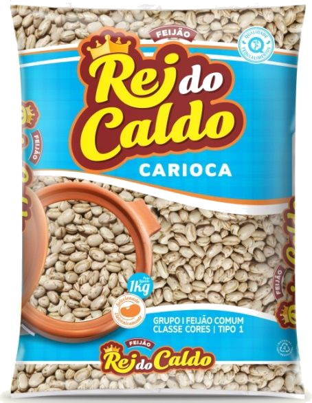 Pacote de Feijão Rei do Caldo Carioca 1 kg