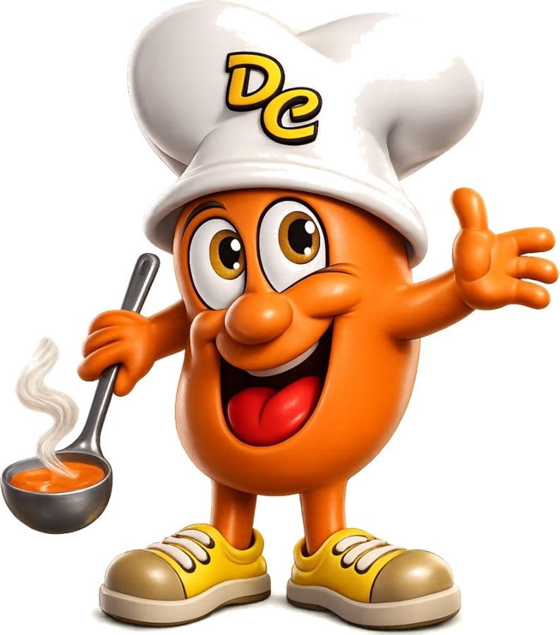 Mascote Da Casa, personagem da Pequi Alimentos
